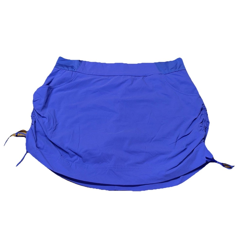 Columbia Anytime Casual Omni-Shield Skort Purple‎ Drawcord Golf Women's XL $70
